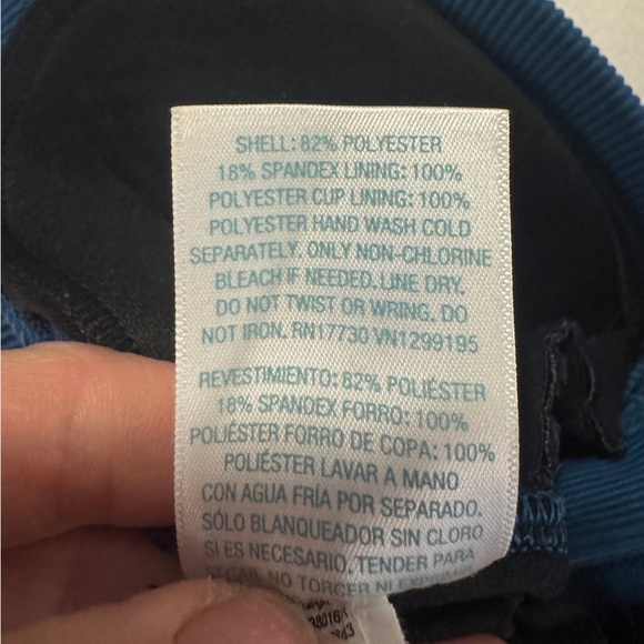 Kona Sol Blue One Piece Swimsuit - Picture 4 of 6